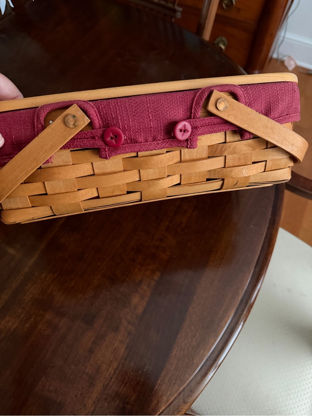 Longaberger Car Carrier Basket . - Picture 3 of 3